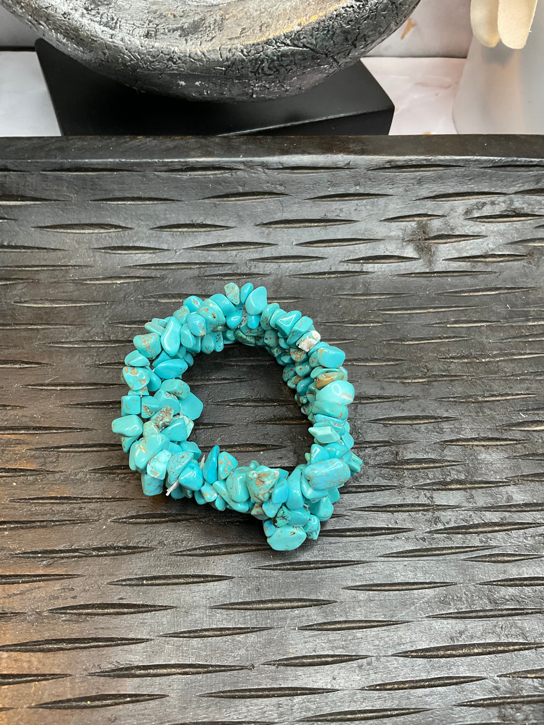 Turquoise Chip Bracelet