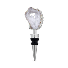 Load image into Gallery viewer, White Geode Bottle Stopper by Twine®
